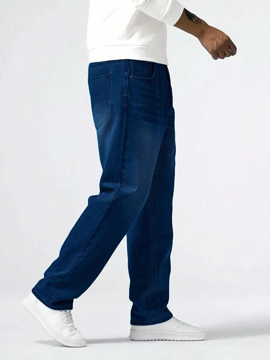 NIEBIESKIE SPODNIE JEANS