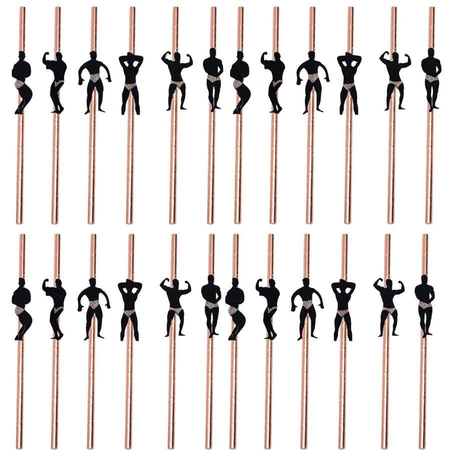 OZDOBNE SŁOMKI 5-PACK