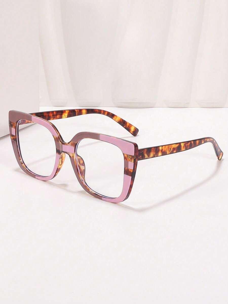 okulary zerówki animal print