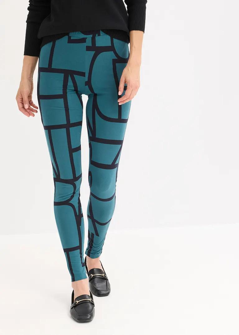LEGGINSY DAMSKIE ZE WZOREM