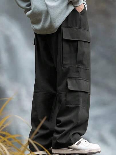 czarne spodnie casual 