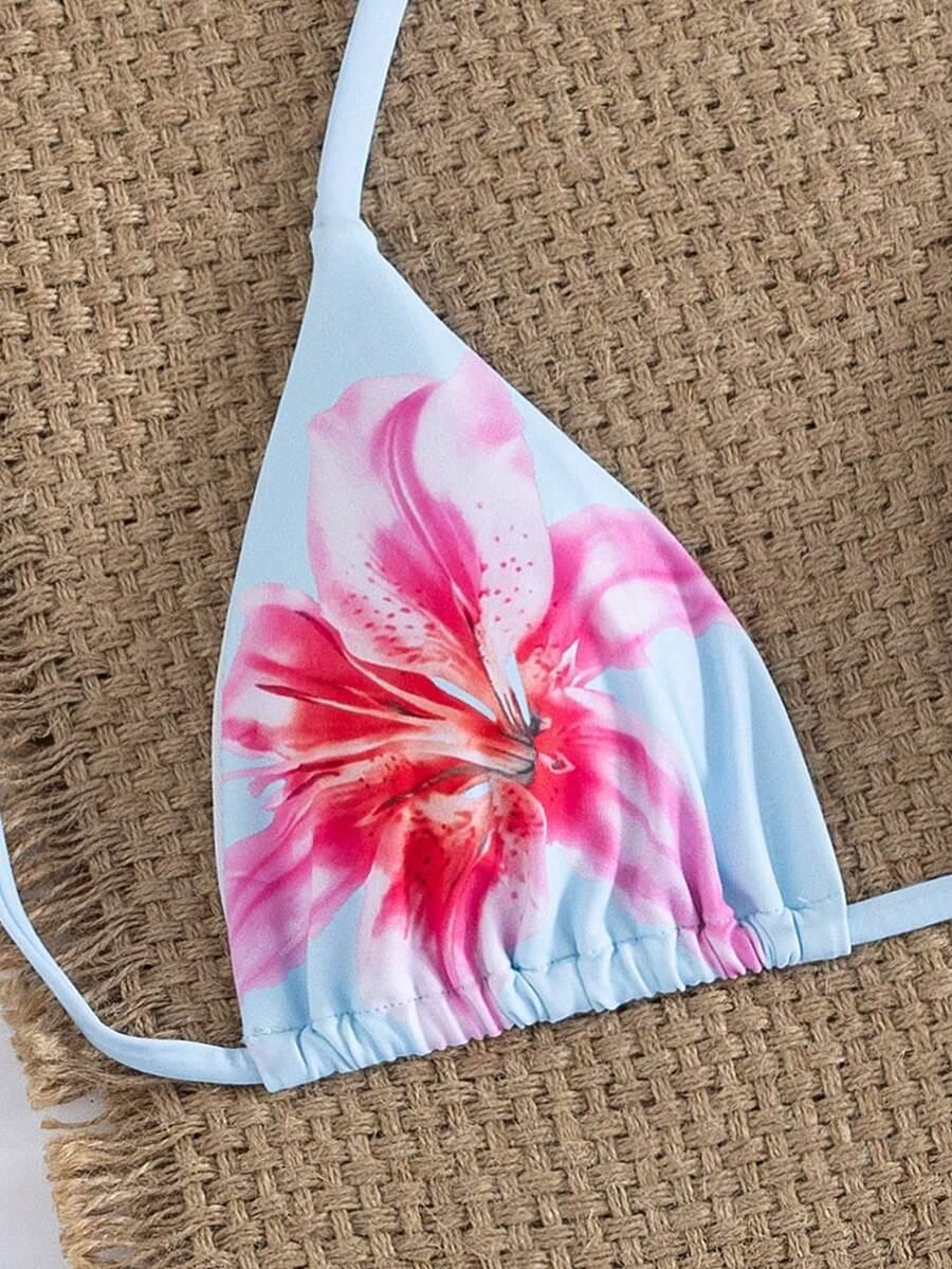 niebieska góra bikini