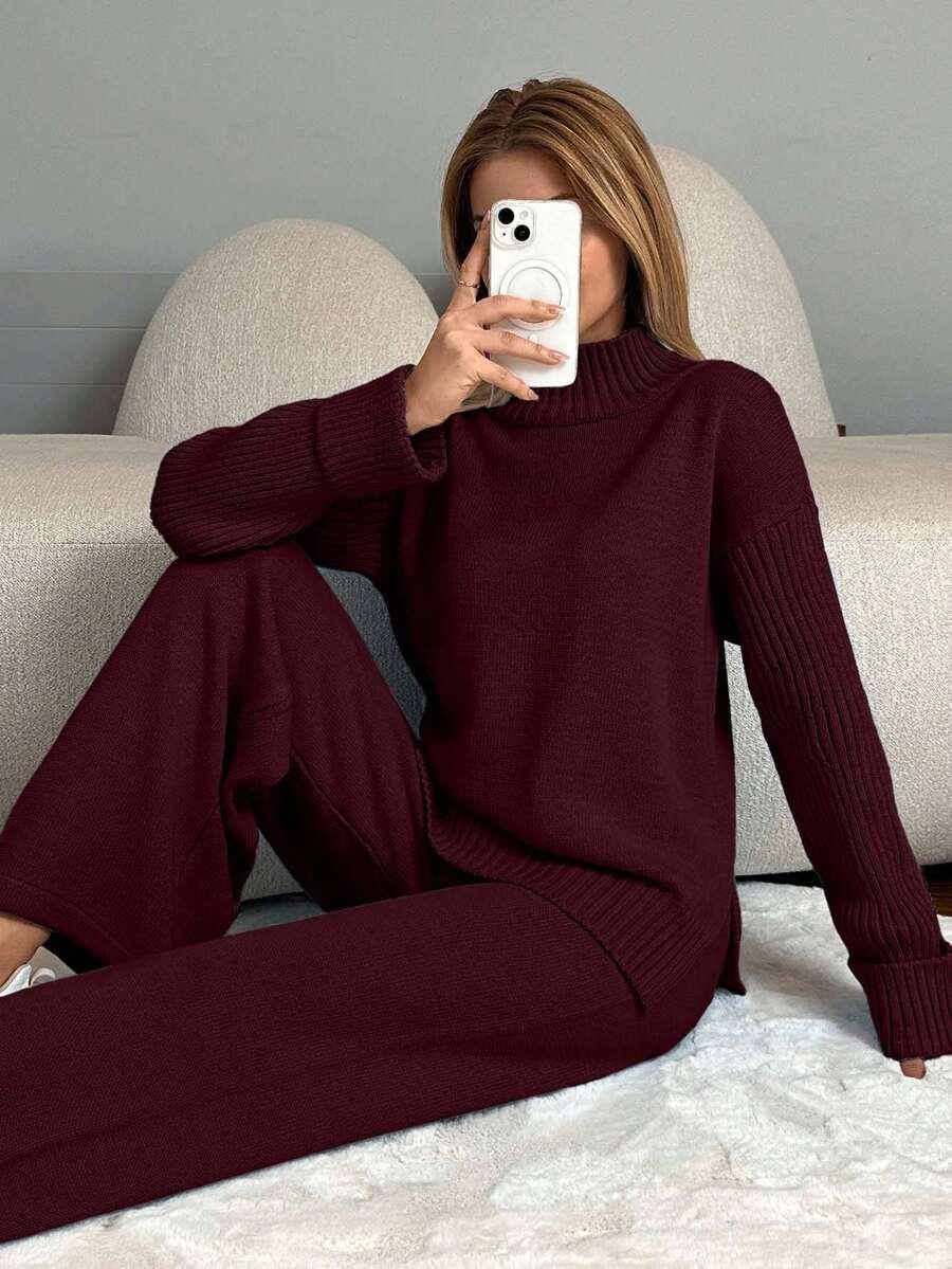 spodnie sweter komplet