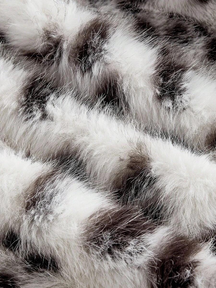 futro syntetyczne animal print