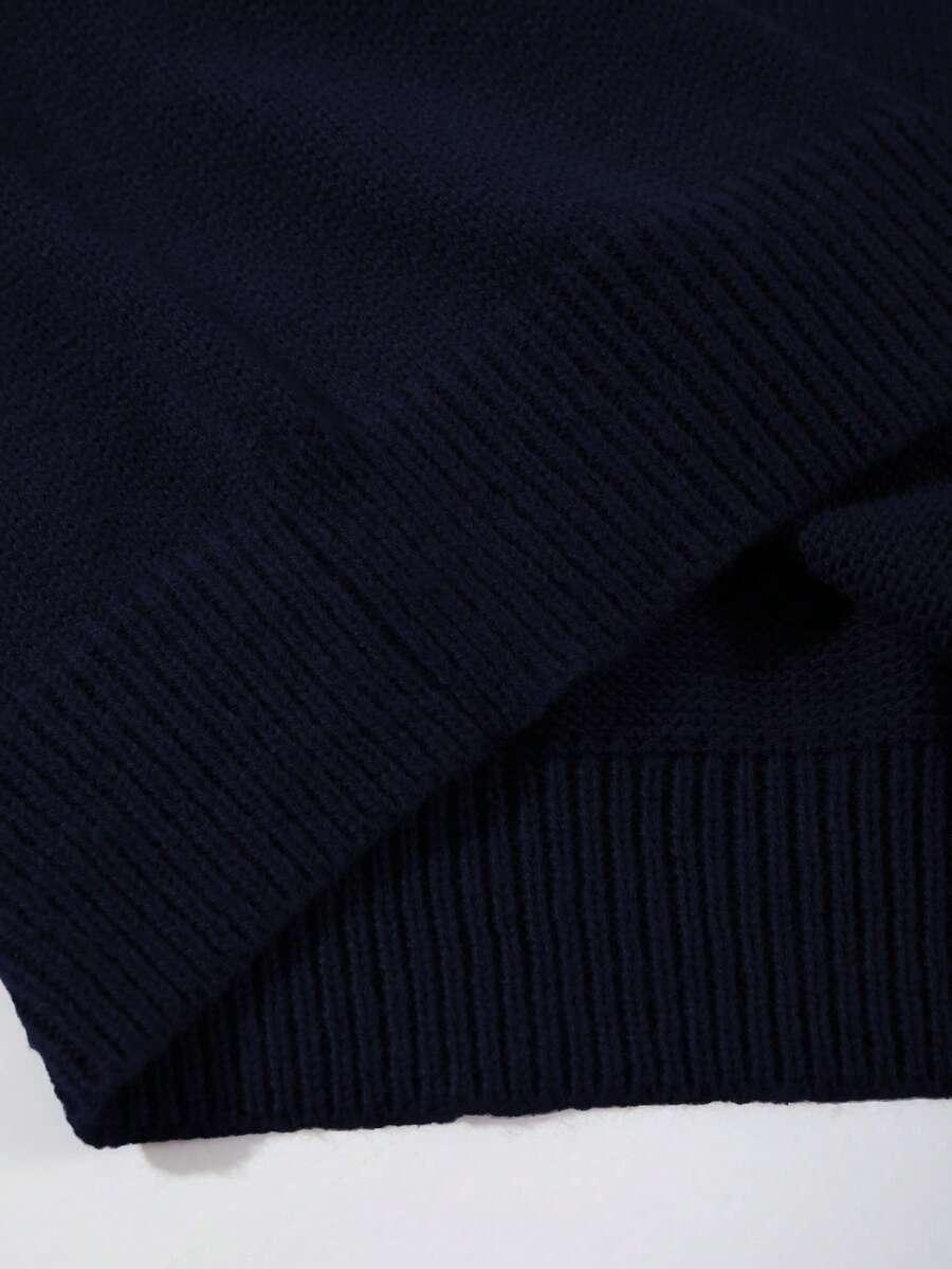sweter długi rękaw zamek