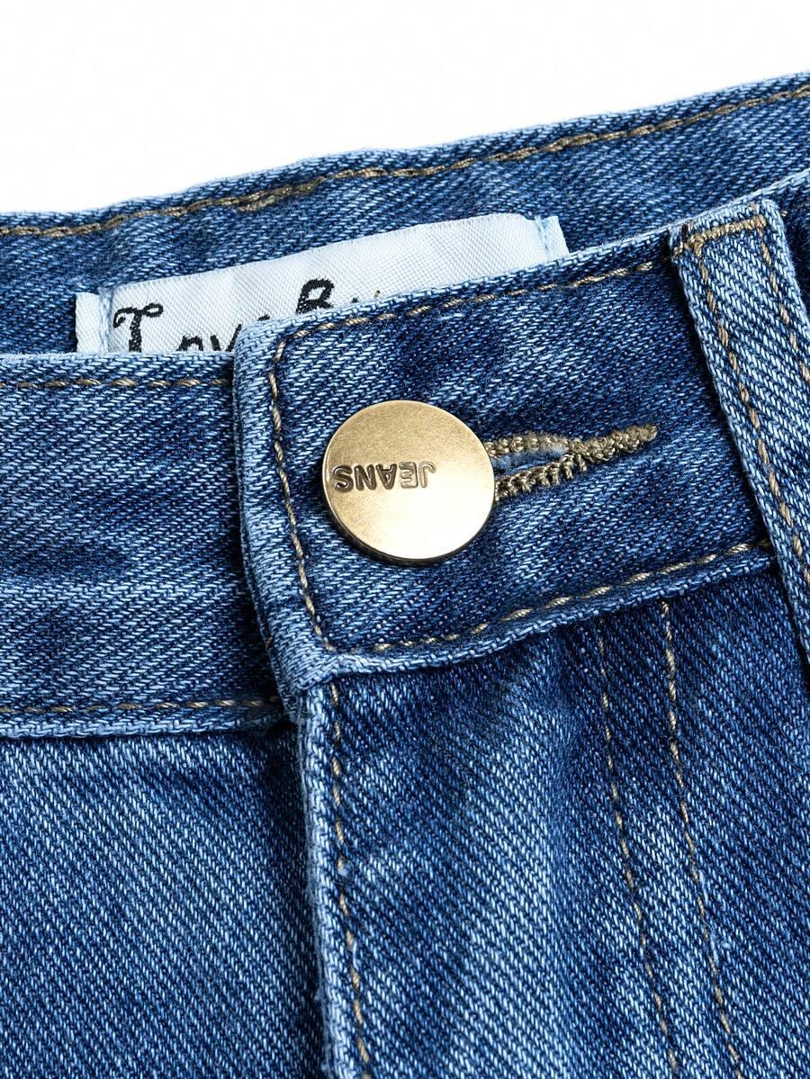 NIEBIESKIE SPODNIE JEANS