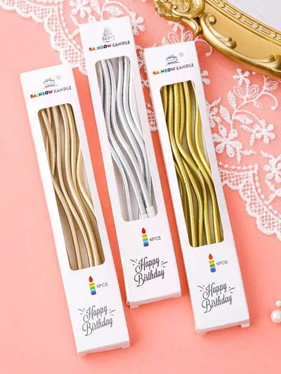 srebrne ŚWIECE 4-PACK