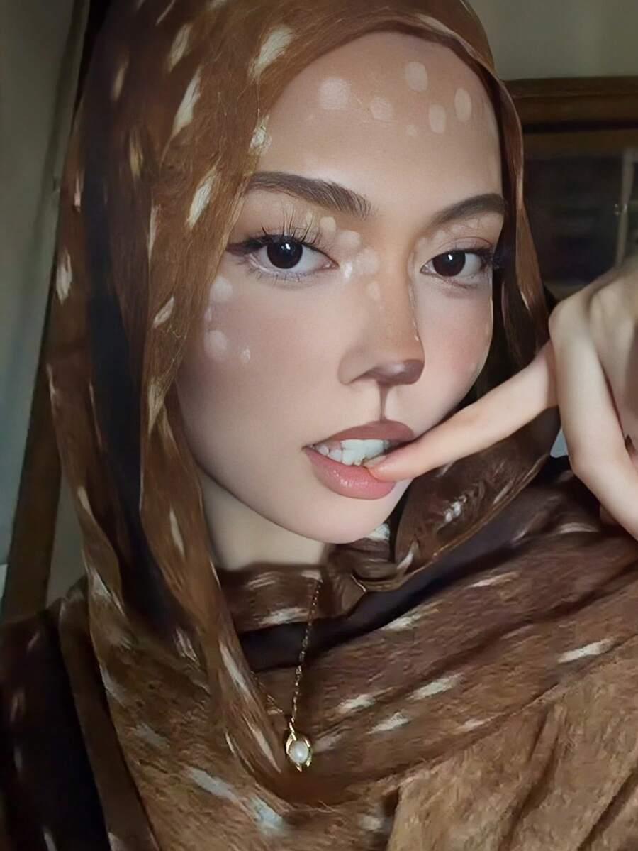szal animal print