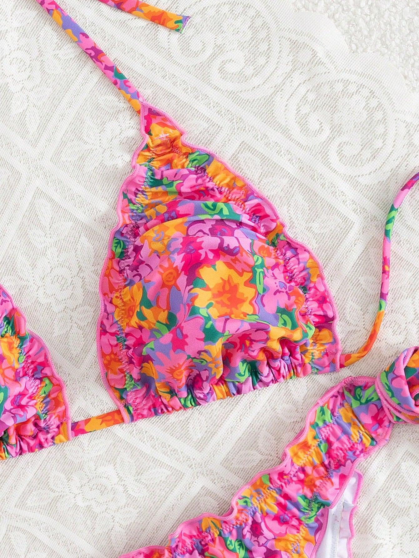WIĄZANY KOMPLET BIKINI PRINT 