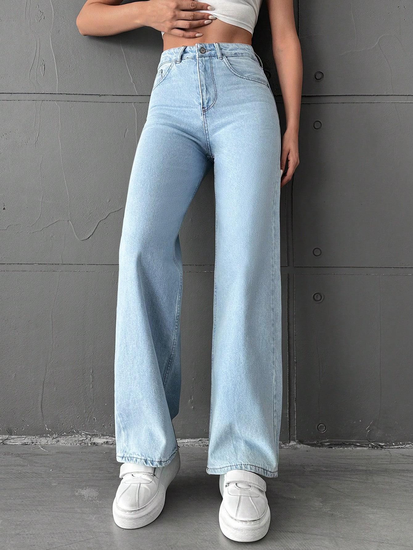 SPODNIE JEANS WYSOKI STAN 