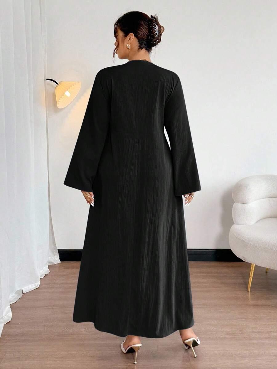czarna maxi sukienka