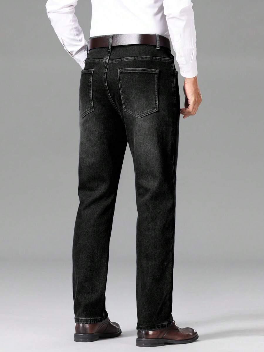 CZARNE SPODNIE JEANS