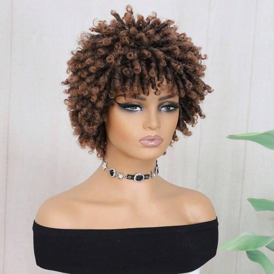 peruka włosy syntetyczne afro