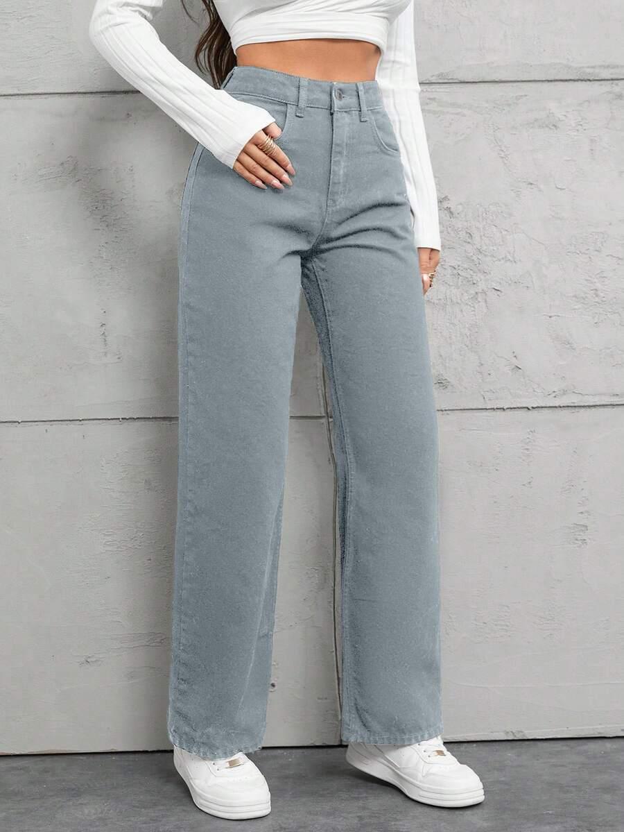 NIEBIESKIE SPODNIE JEANS