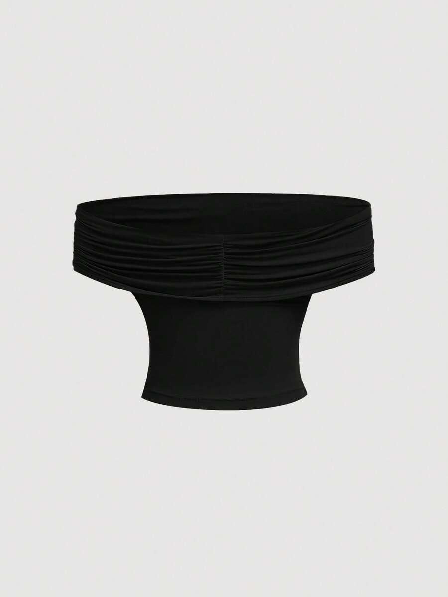 CZARNY TOP BASIC 