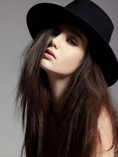 CZARNY KAPELUSZ fedora