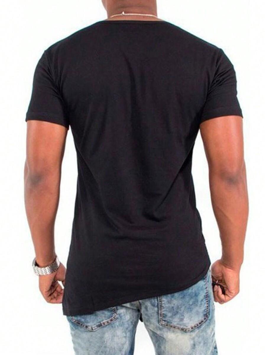 CZARNA KOSZULKA GUZIKI
