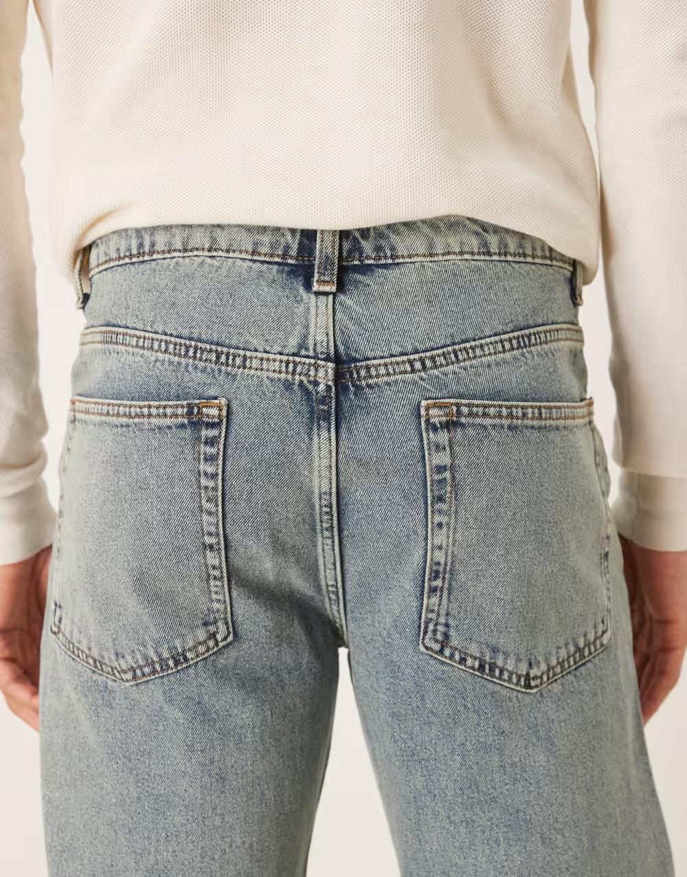 NIEBIESKIE SPODNIE JEANS