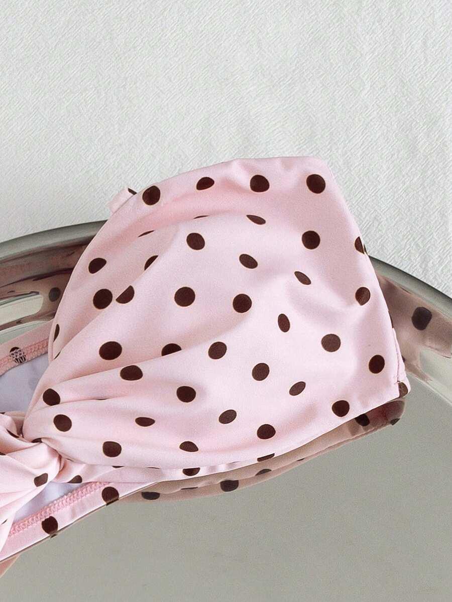 DWUCZĘŚCIOWE BIKINI W GROSZKI