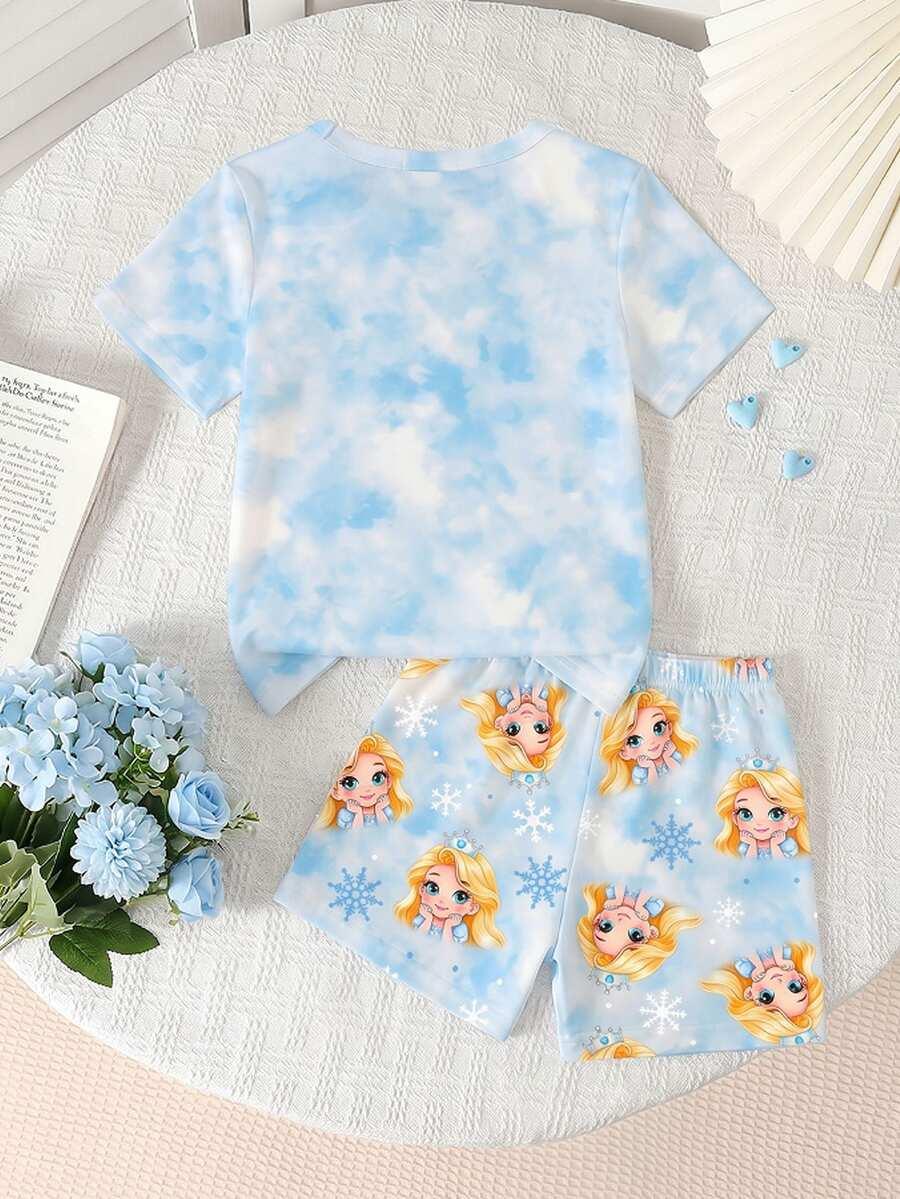 piżama komplet t-shirt spodenki