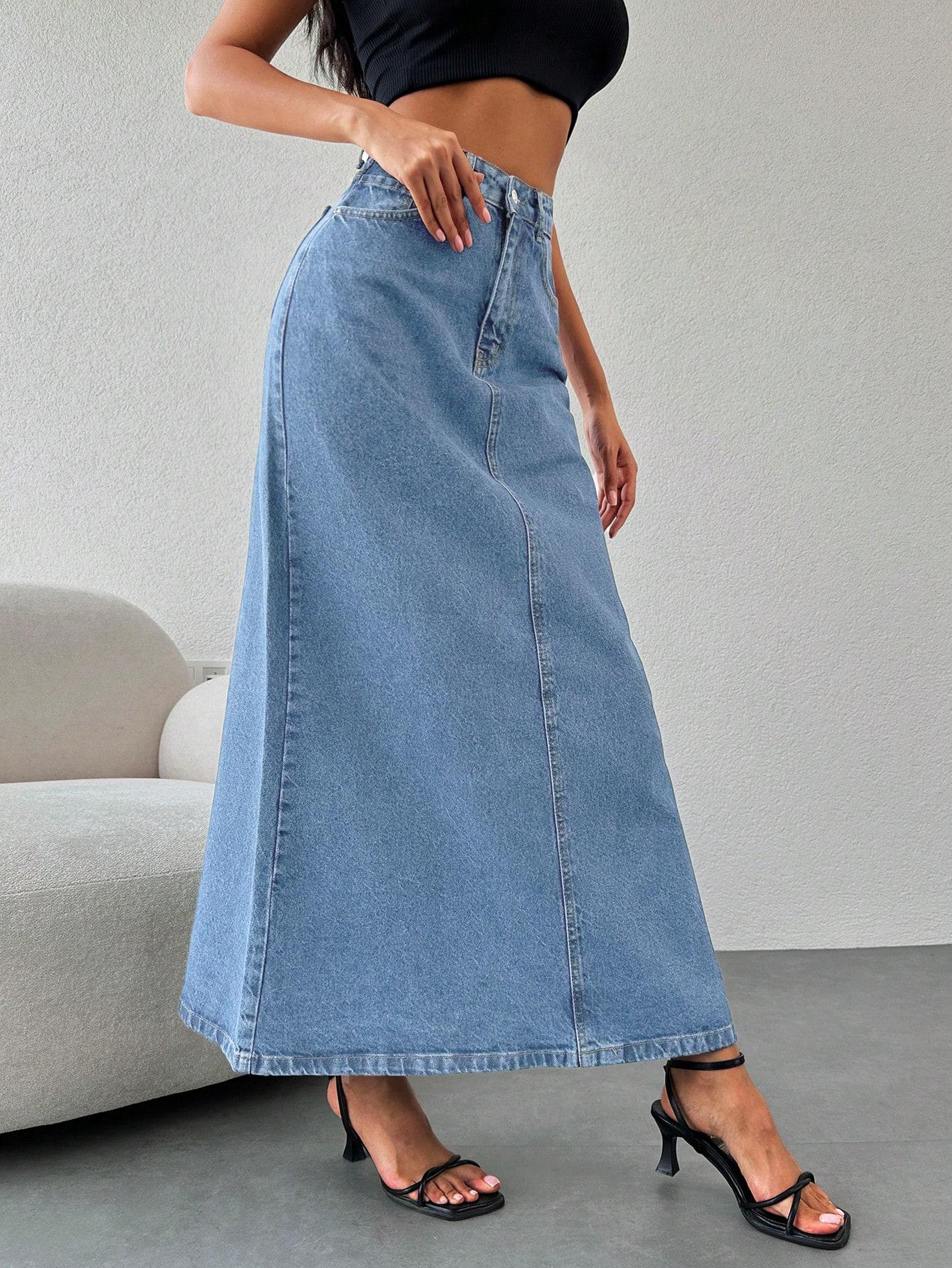 MAXI SPÓDNICA JEANS