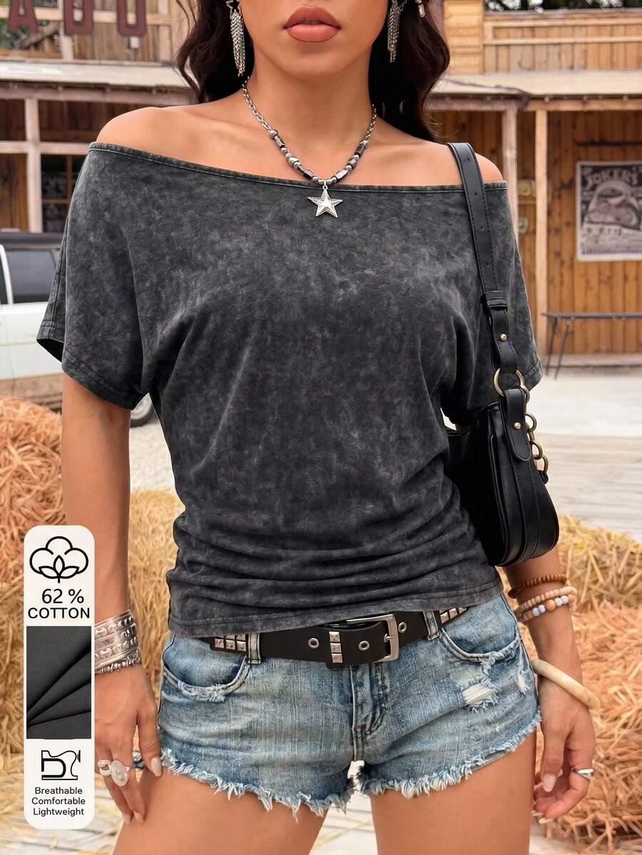szara bluzka casual