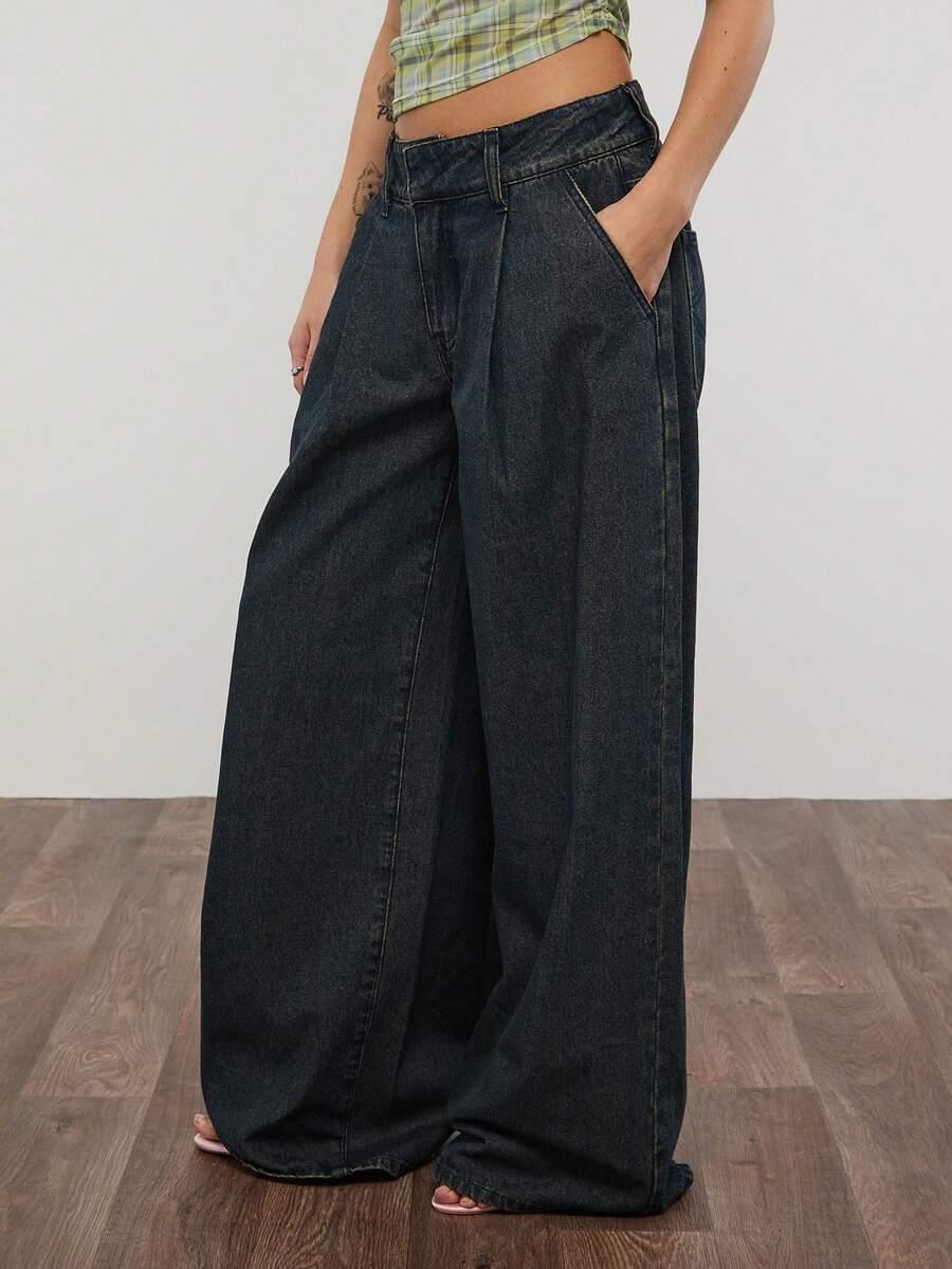 SPODNIE JEANS PROSTA NOGAWKA