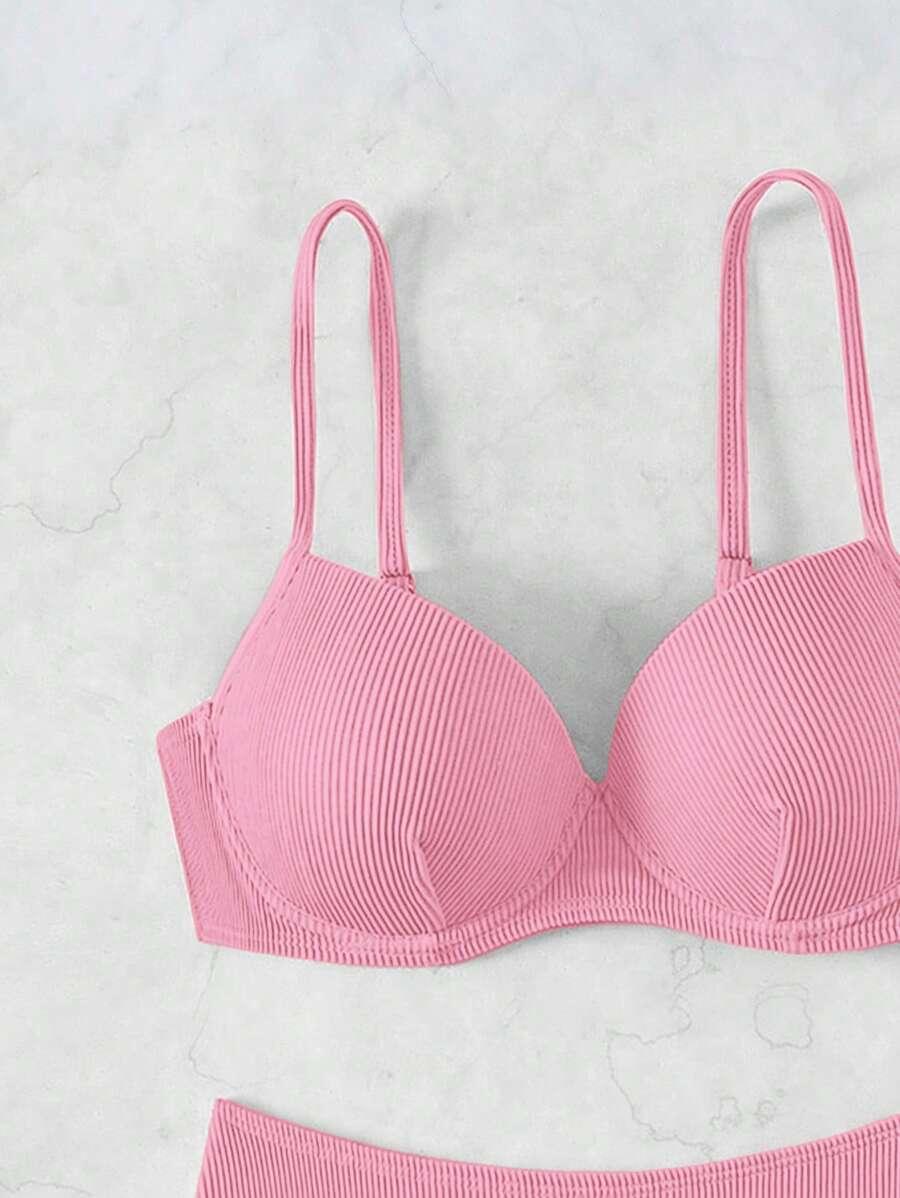 prążkowana góra od bikini 