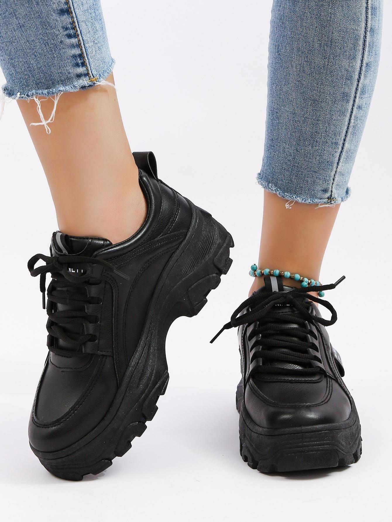 CZARNE BUTY SPORTOWE
