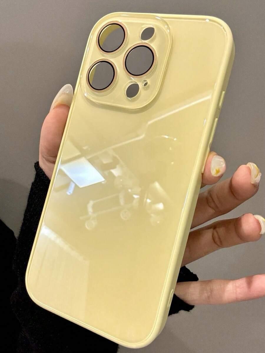 żółte etui na telefon iphone 13 pro max