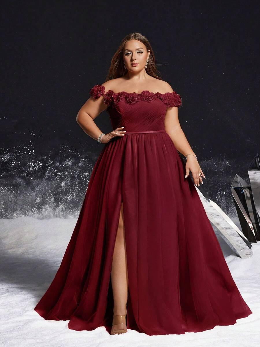 czerwona maxi sukienka