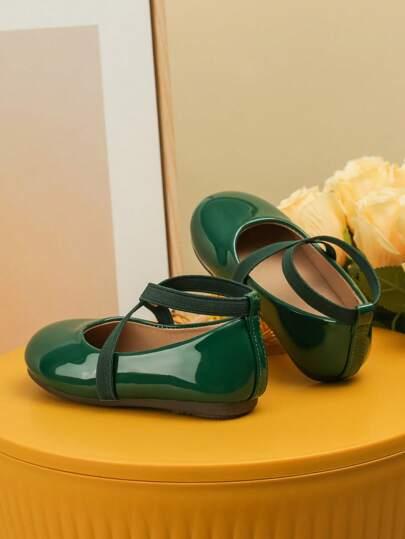 zielone BALERINY CASUAL 