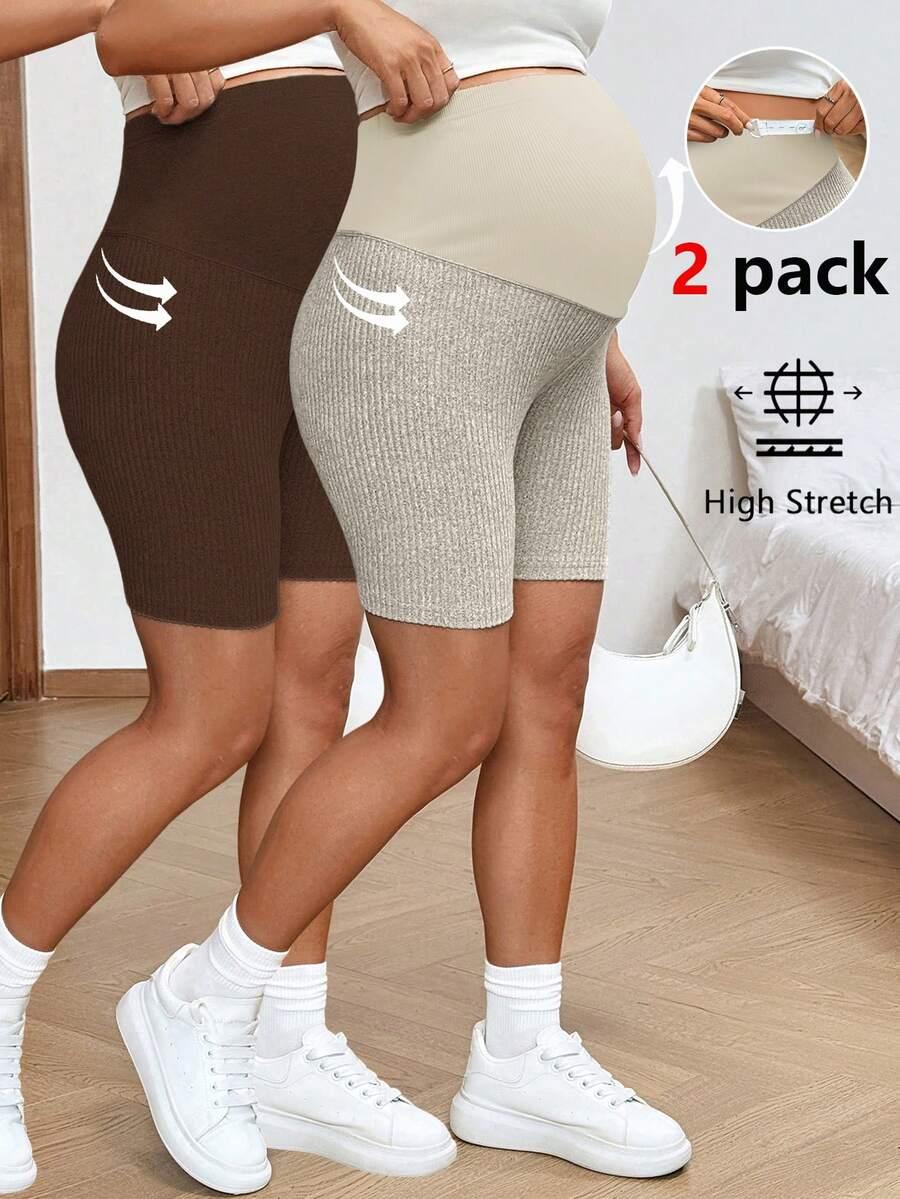 krótkie spodenki ciążowe 2-pack