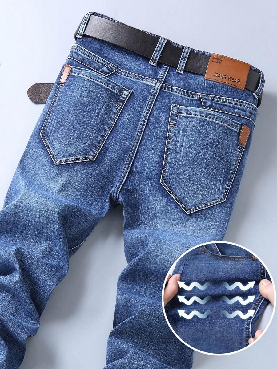 NIEBIESKIE SPODNIE JEANS