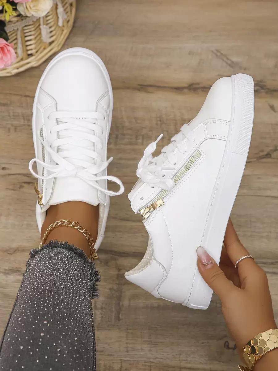 KREMOWE BUTY SPORTOWE