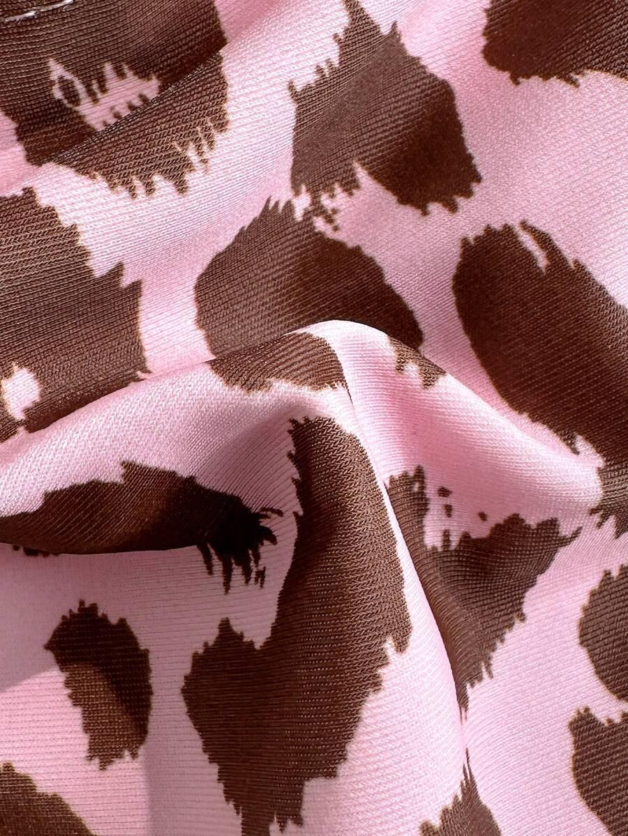 DWUCZĘŚCIOWY STRÓJ KĄPIELOWY ANIMAL PRINT