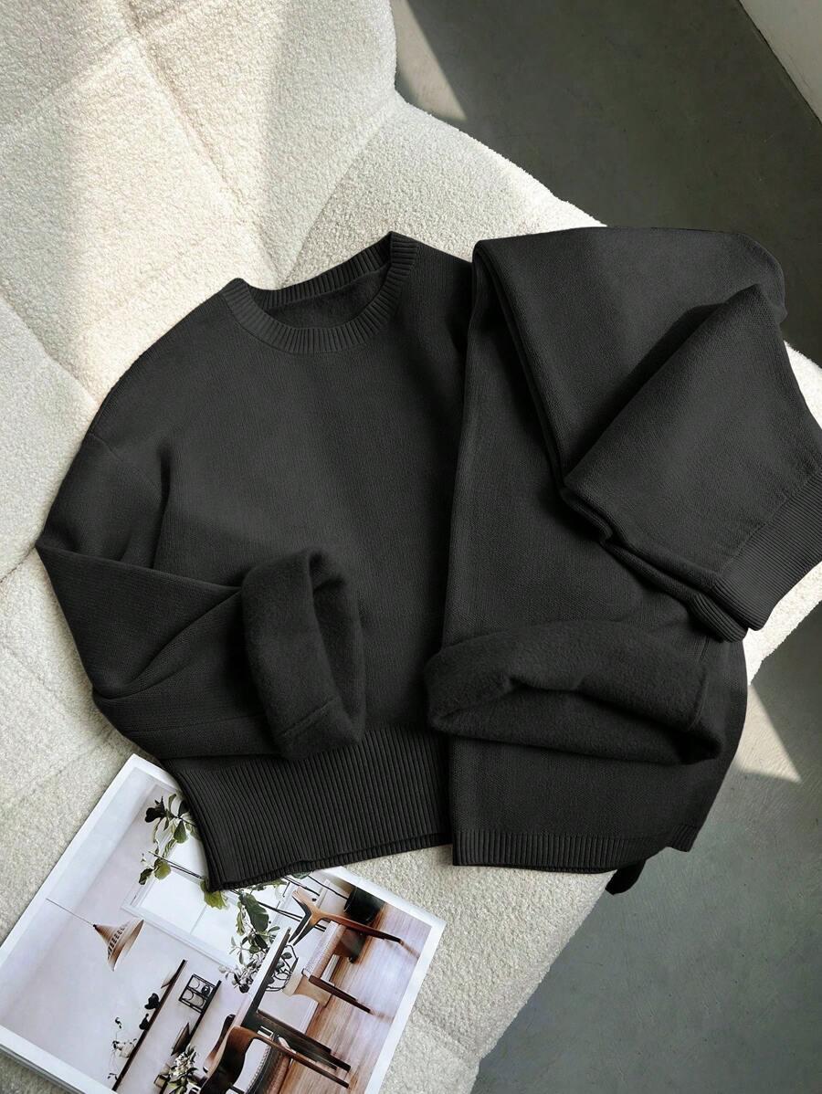 SWETER SPODNIE KOMPLET