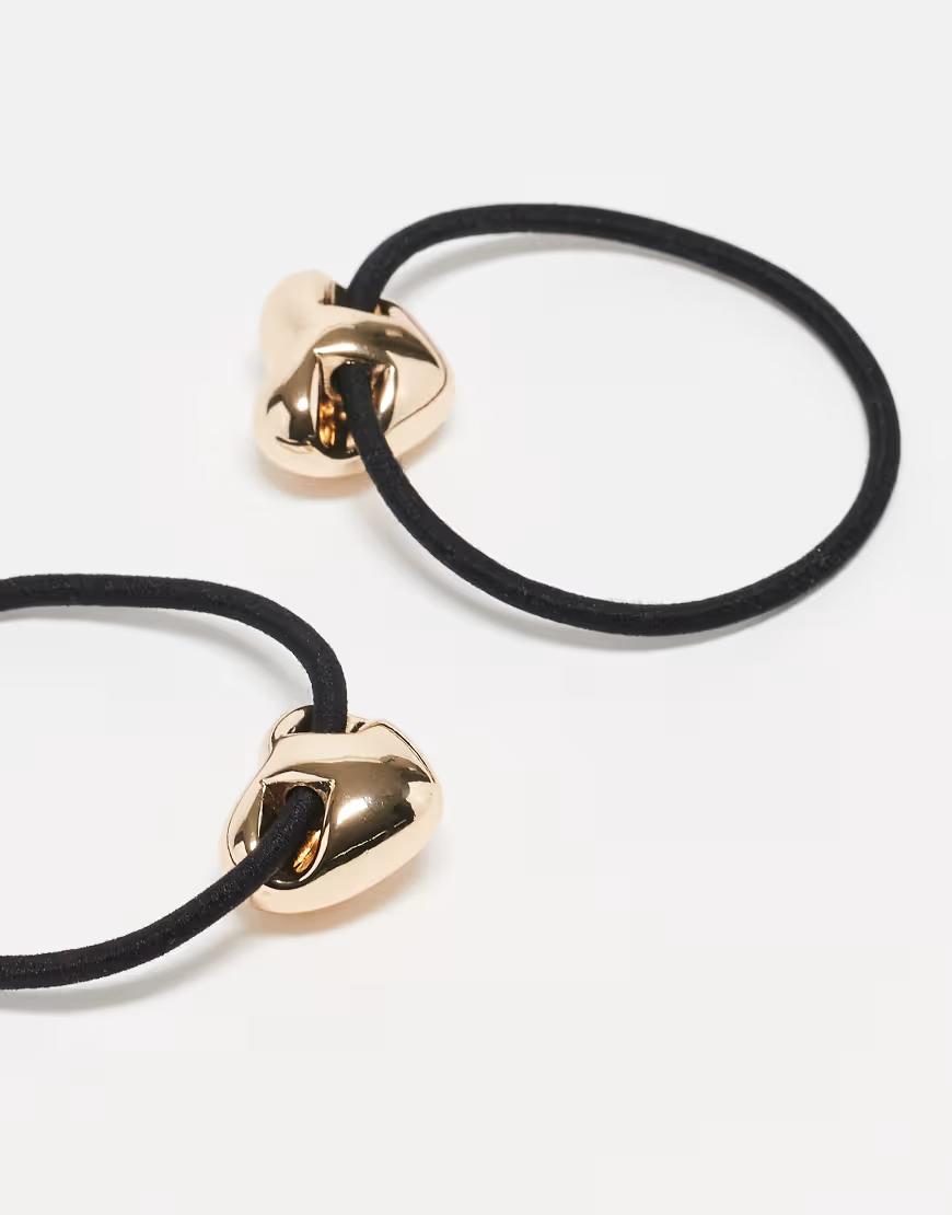 gumka do włosów serce 2-pack