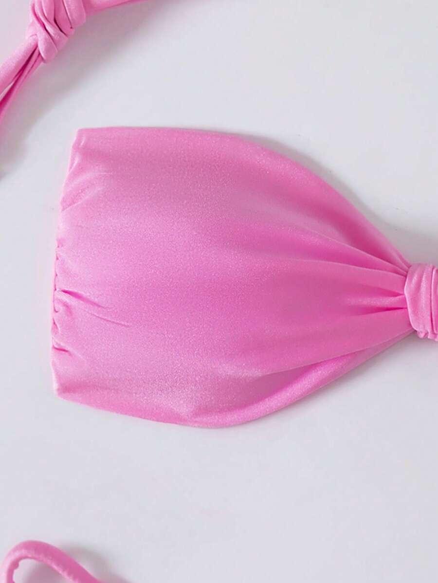 różowa góra od bikini 