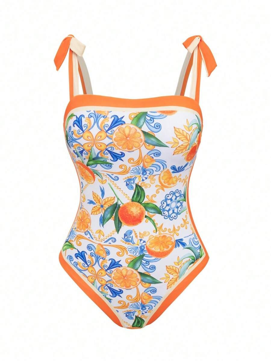 JEDNOCZĘŚCIOWY STRÓJ KĄPIELOWY SARONG KOMPLET