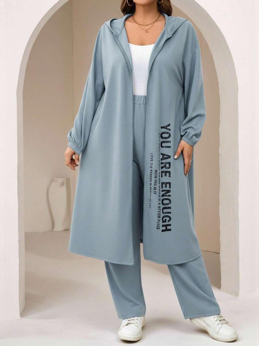 niebieski komplet bluza spodnie