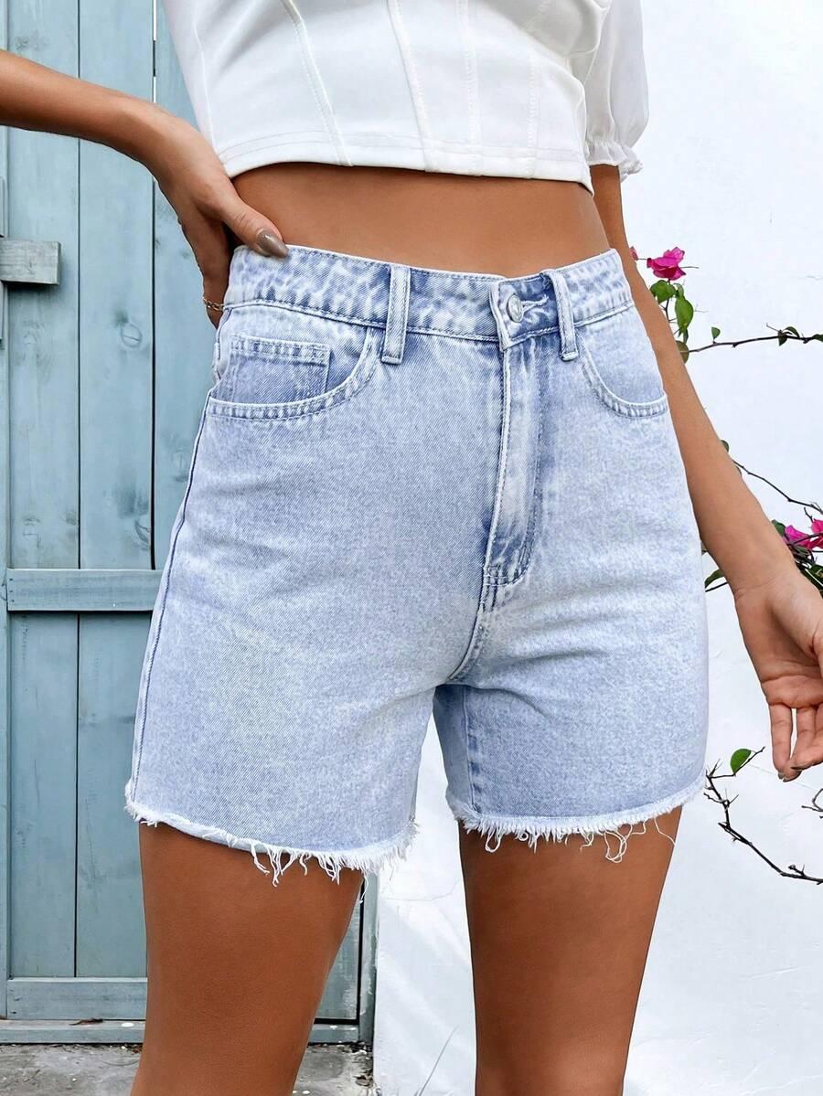 NIEBIESKIE SPODENKI JEANS