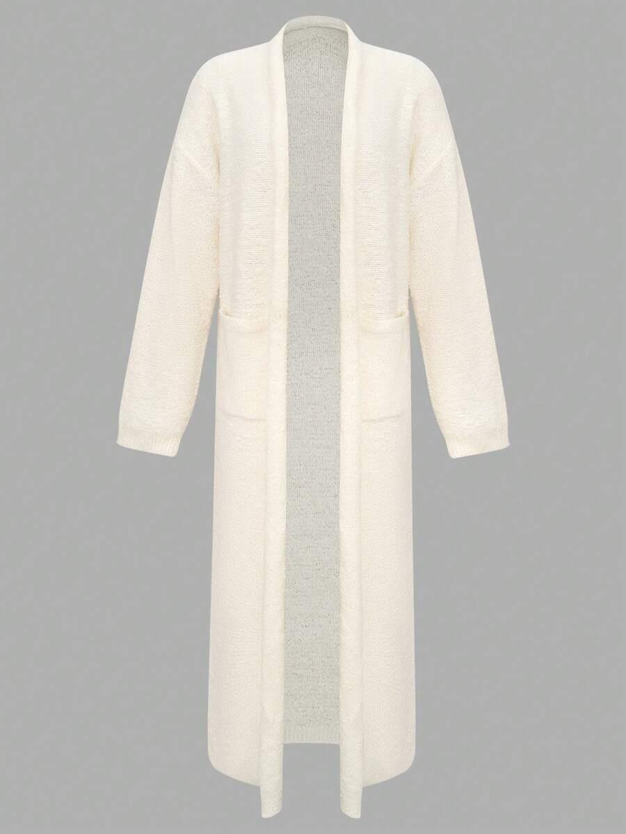 BEŻOWY SWETER KARDIGAN 