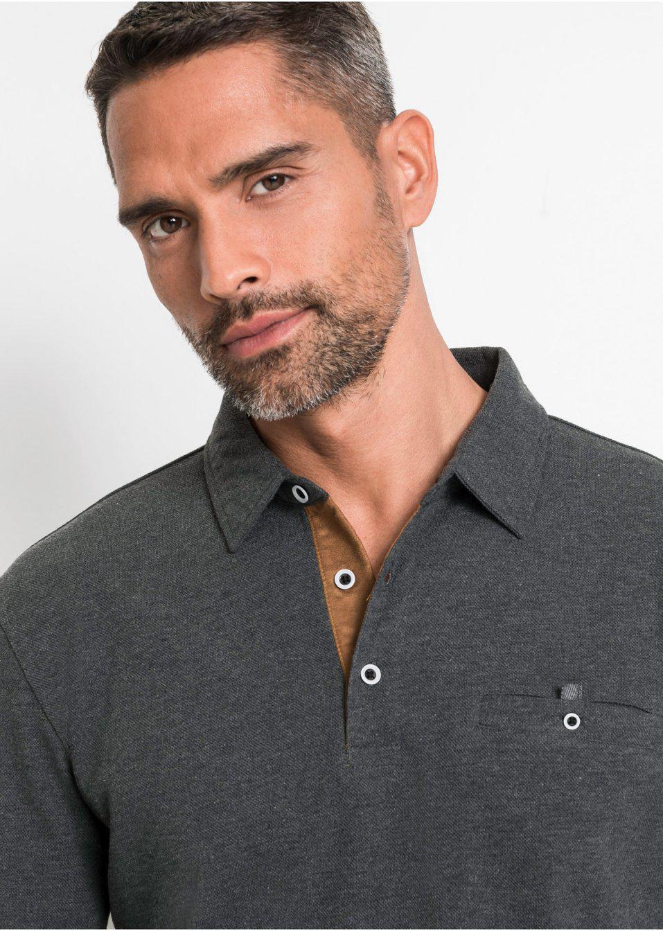 SZARA KOSZULKA POLO