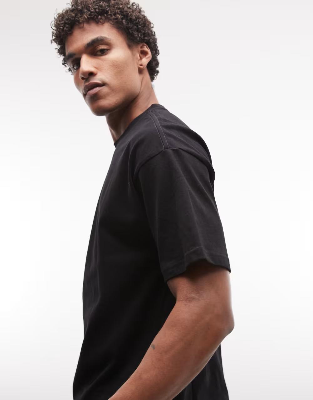 czarny t-shirt basic