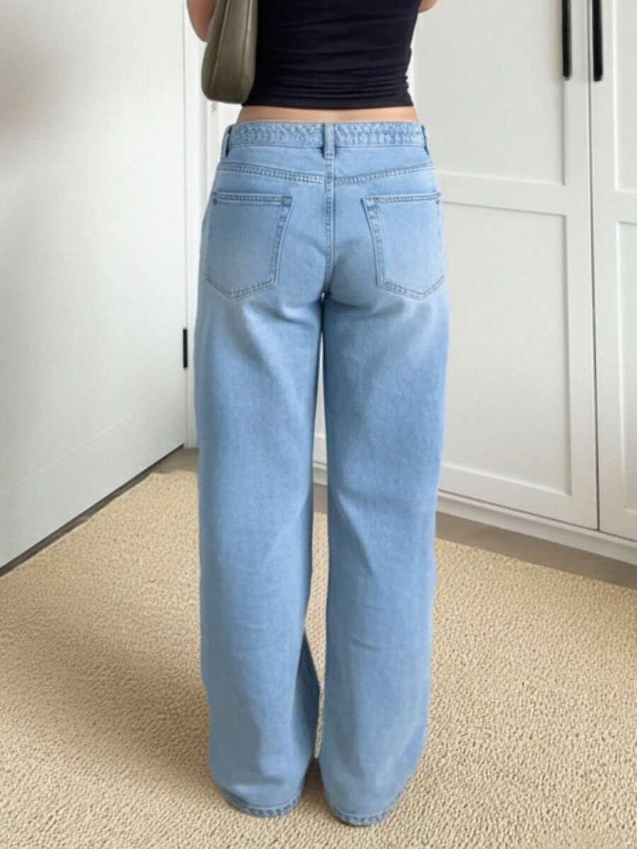 NIEBIESKIE SPODNIE JEANS