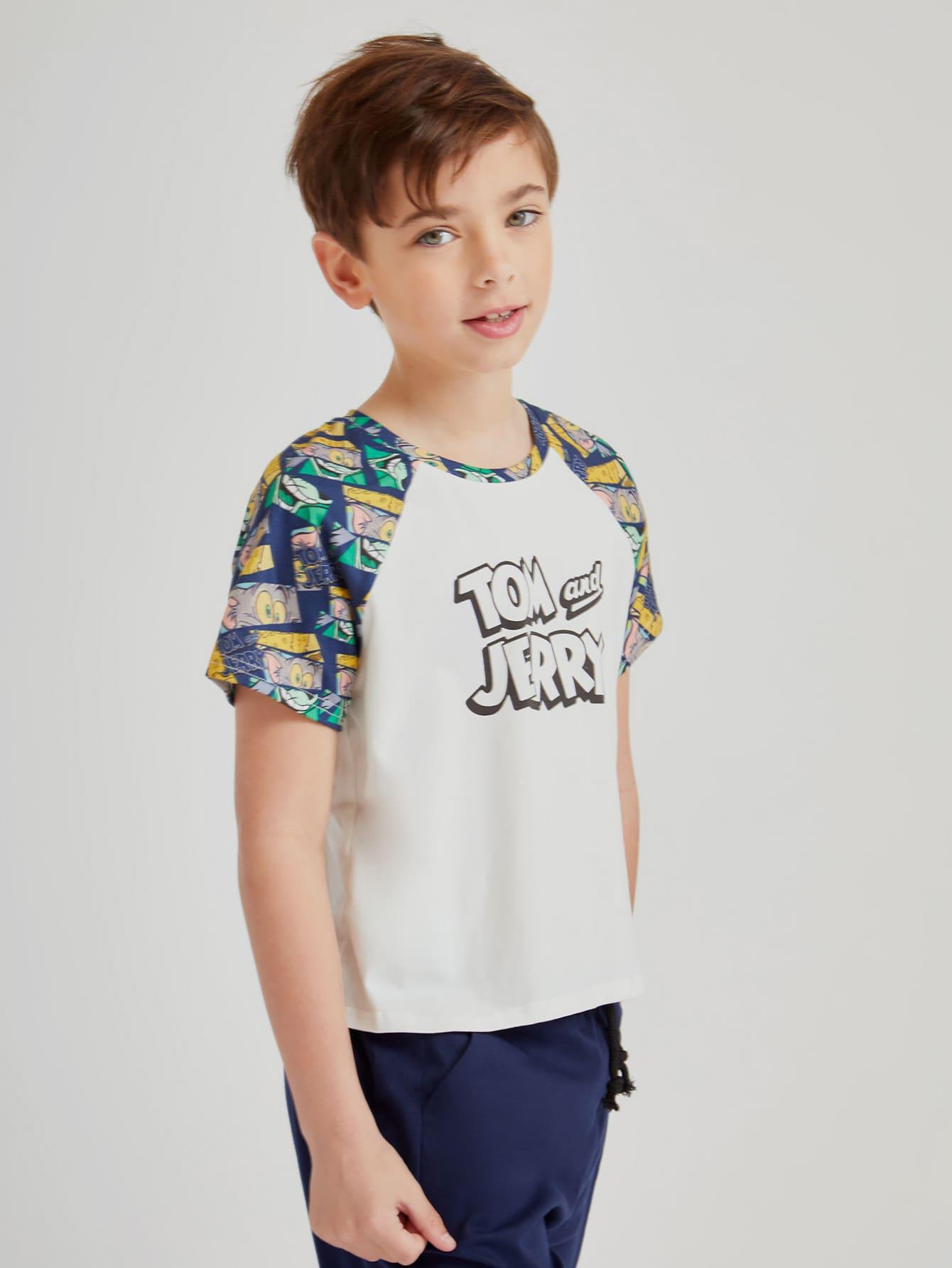 t-shirt print tom&jerry
