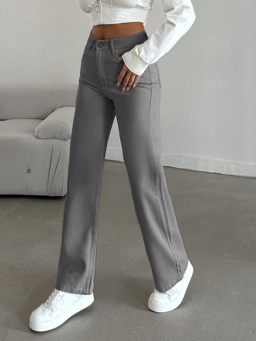 SPODNIE JEANS WYSOKI STAN
