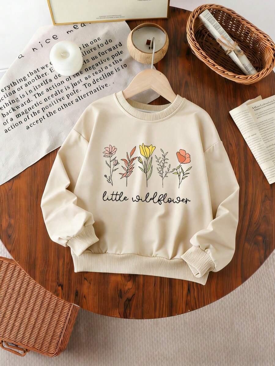 beżowa bluza nadruk