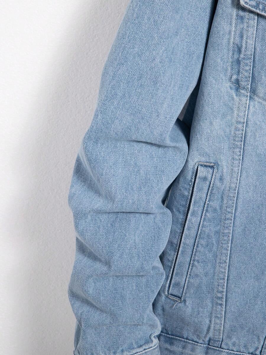 NIEBIESKA KURTKA JEANS 